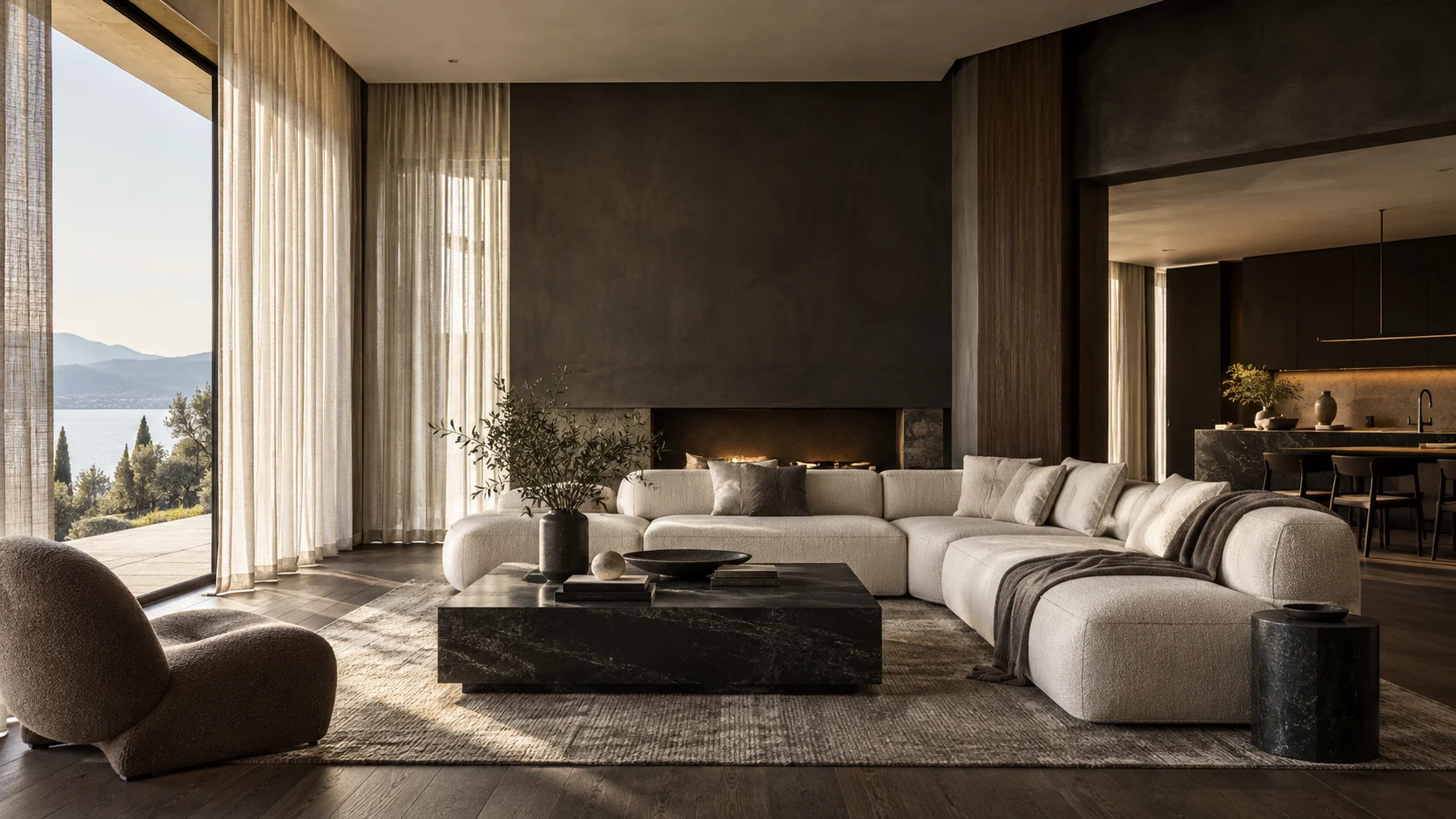 Render di concept: Living